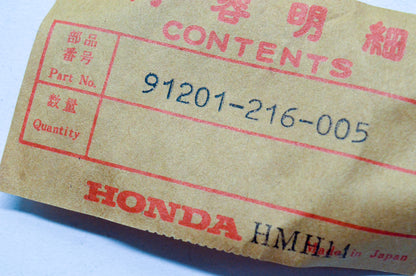 OEM Honda 91201-216-005 20X52XX9 Oil Seal NOS