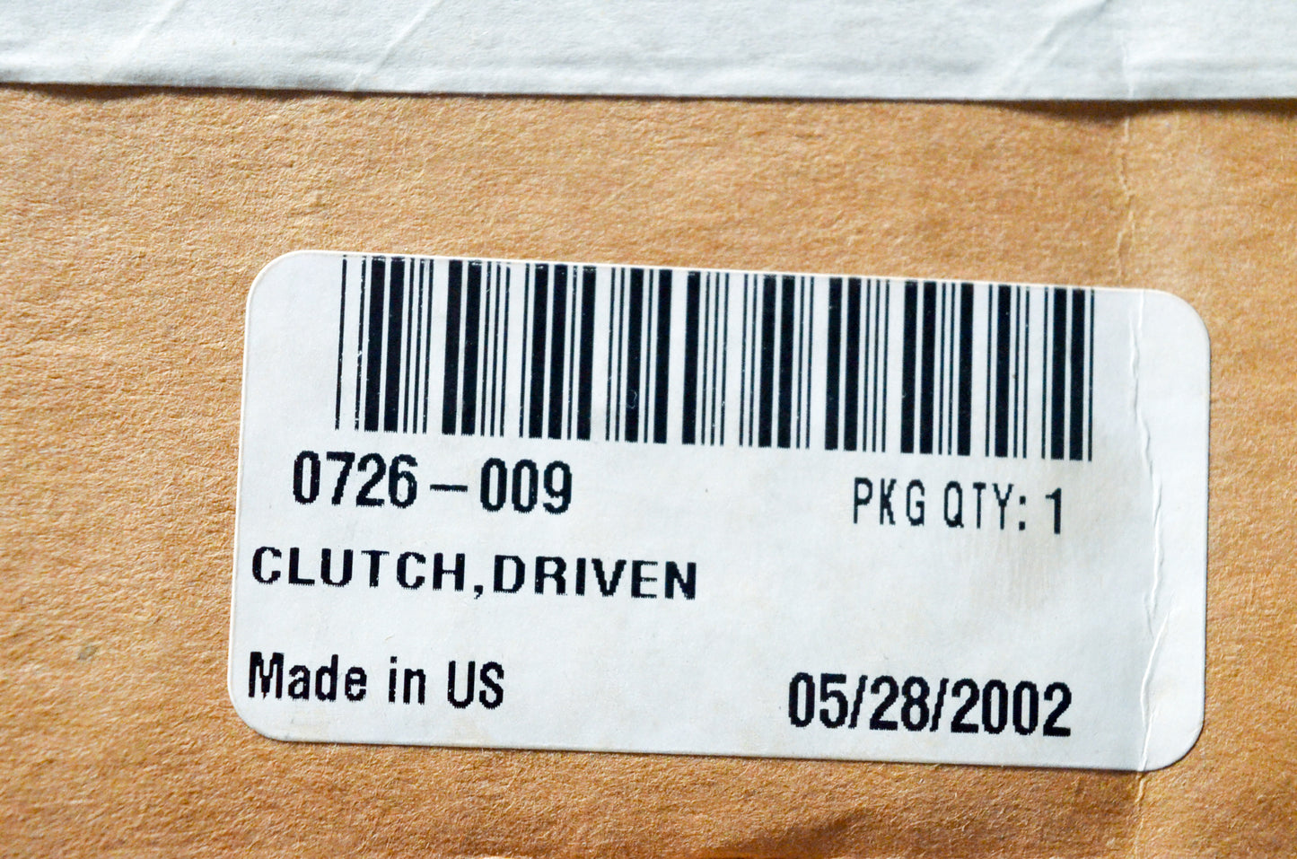 OEM Arctic Cat 0726-009 Driven Clutch NOS
