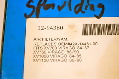 Emgo 12-94360 Air Filter NOS