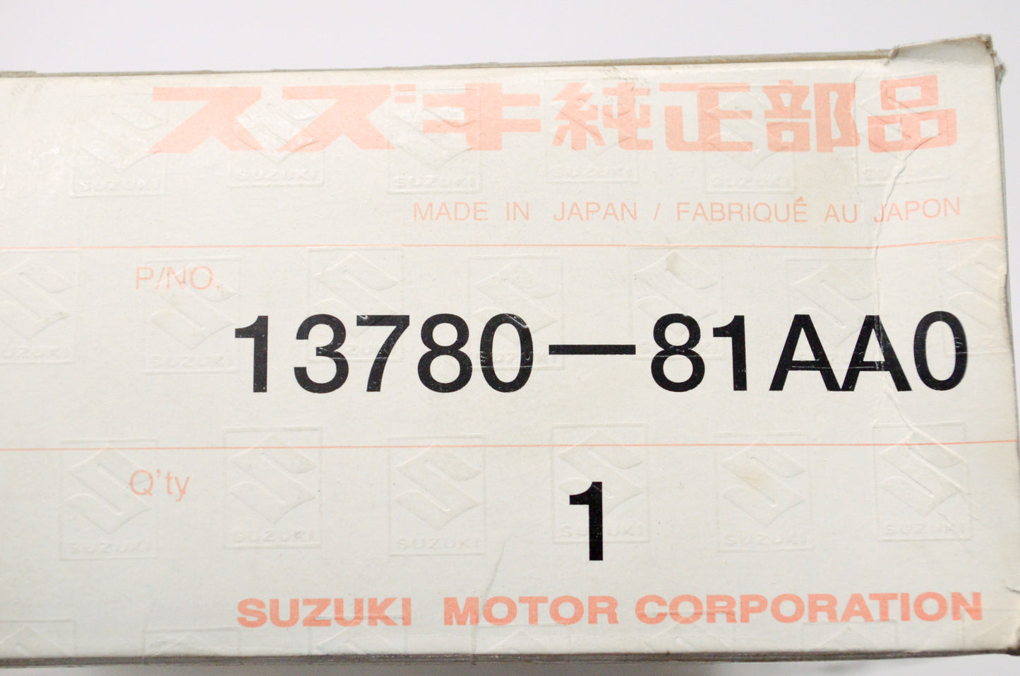 OEM Suzuki 13780-81AA0 Air Filter NOS