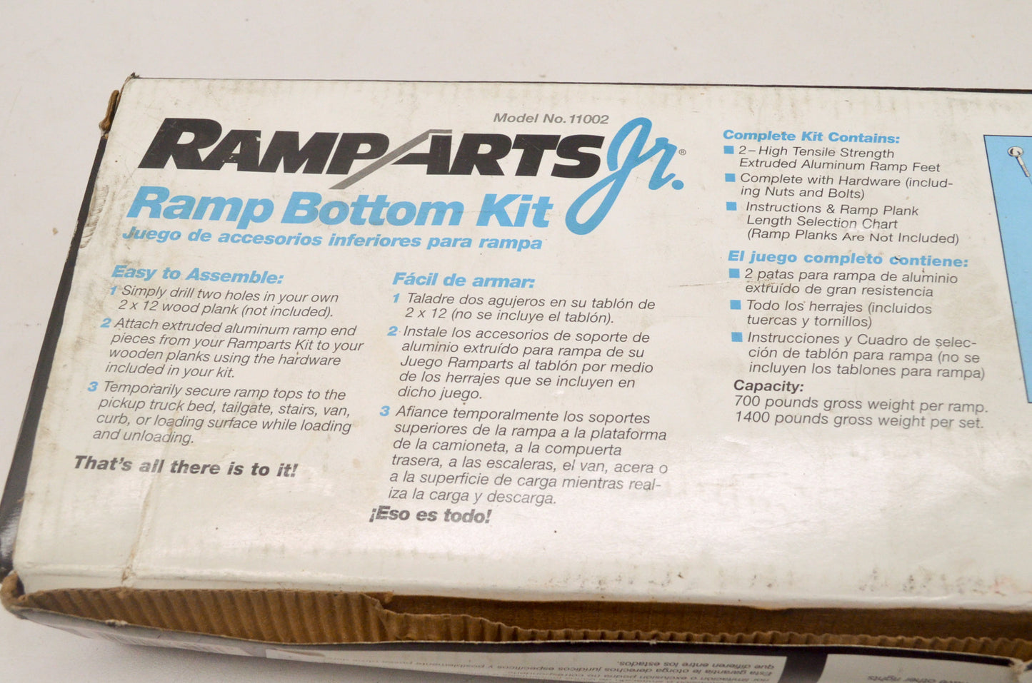 Highland 11002 Ramparts Jr Ramp Bottom Kit NOS