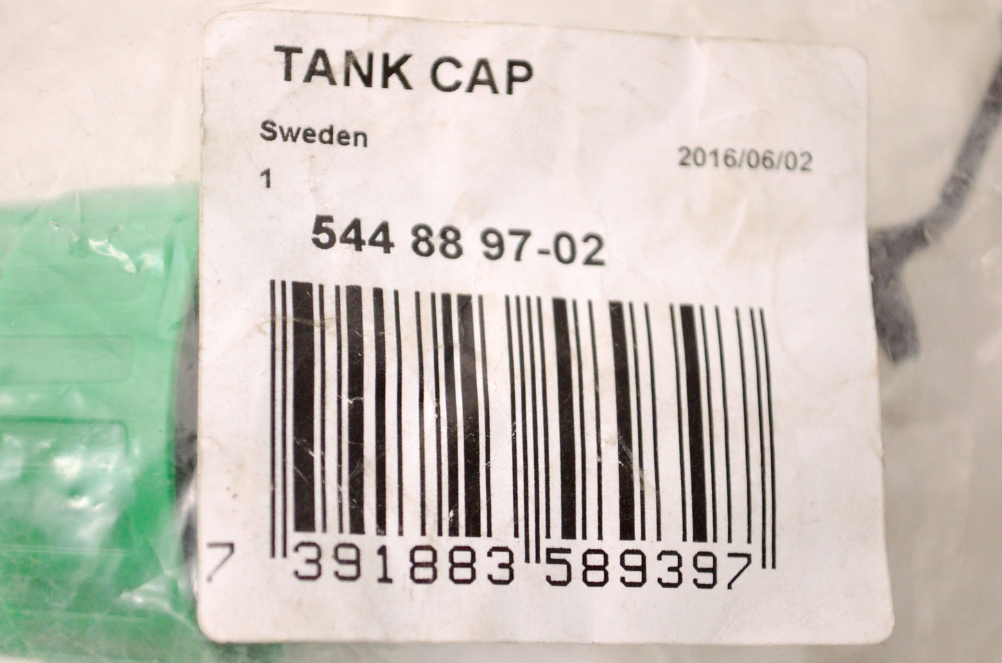 OEM Husqvarna 544889702 Fuel Cap NOS