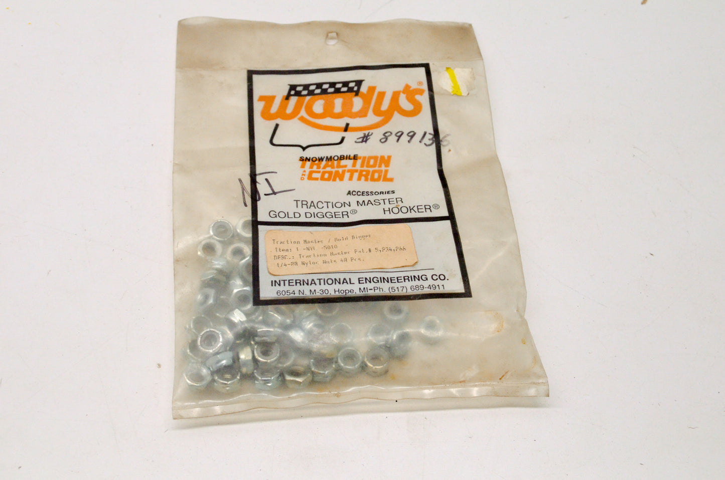 Woody's NYL-5010 Nyloc Nuts 48pc NOS