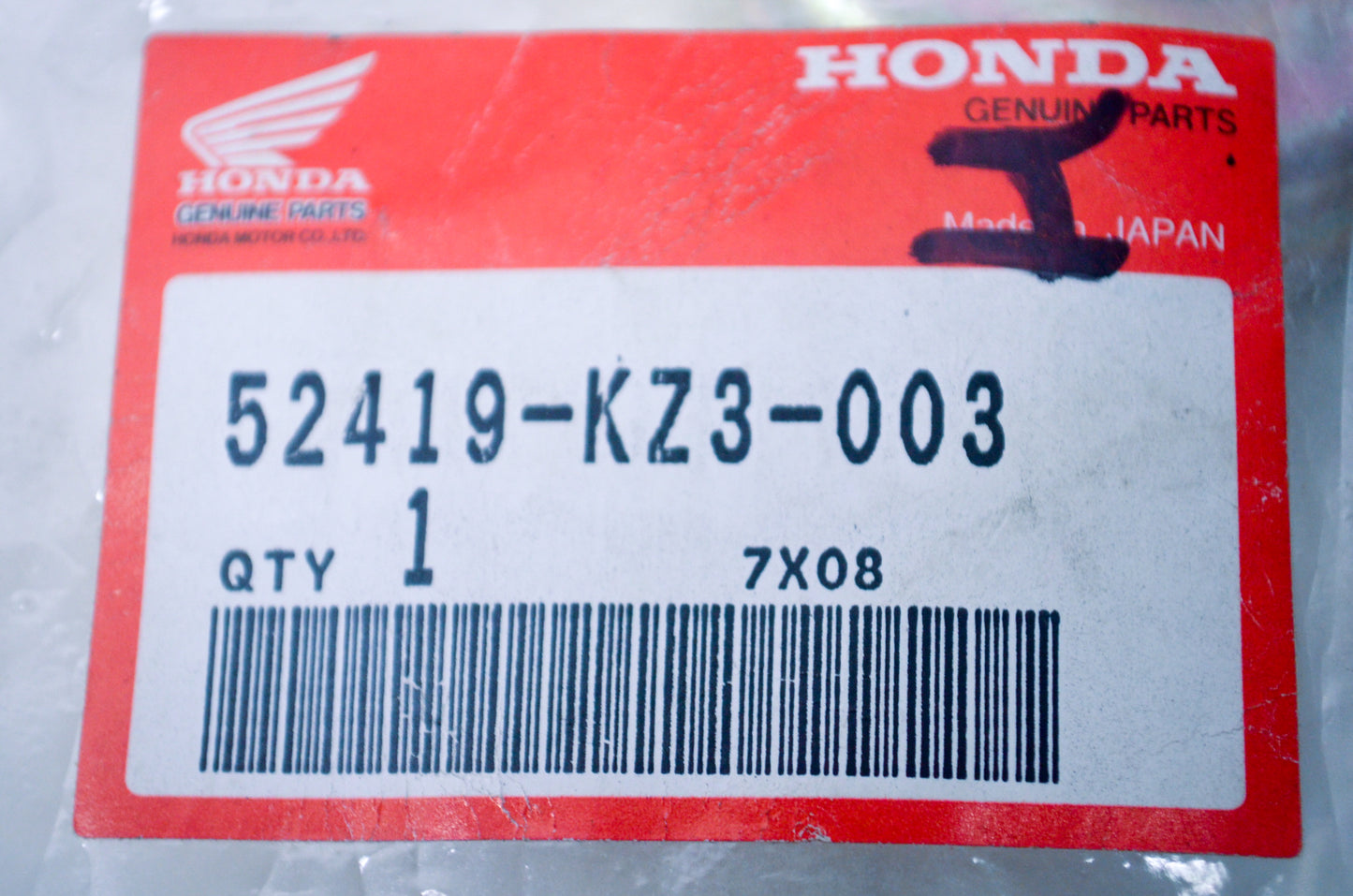 OEM Honda 52419-KZ3-003 Spring Stopper NOS