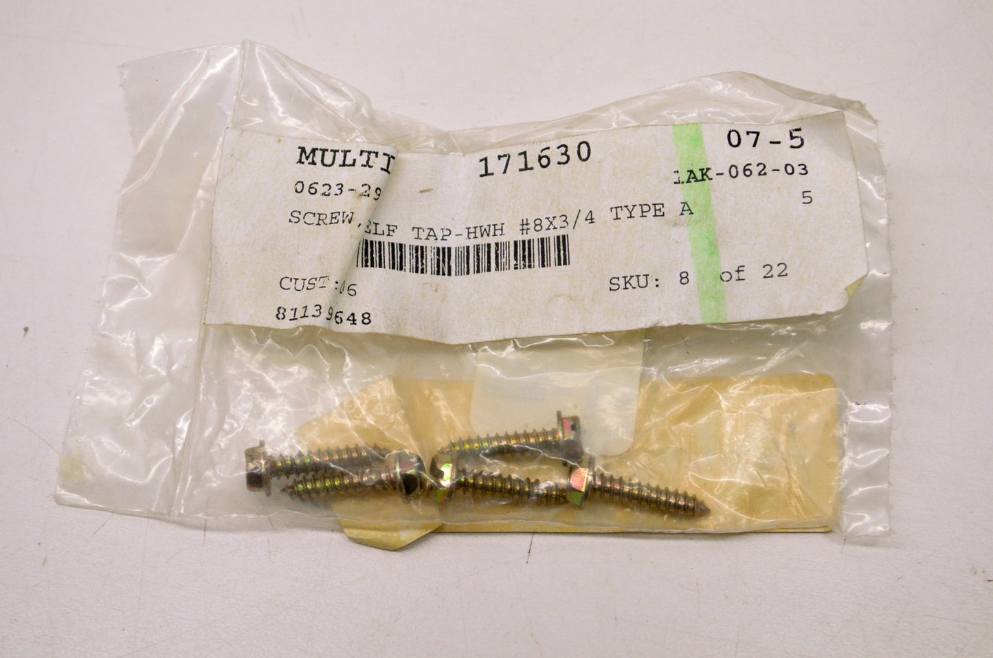 OEM Arctic Cat 0623-297 Self Tapping Screw QTY 5 NOS