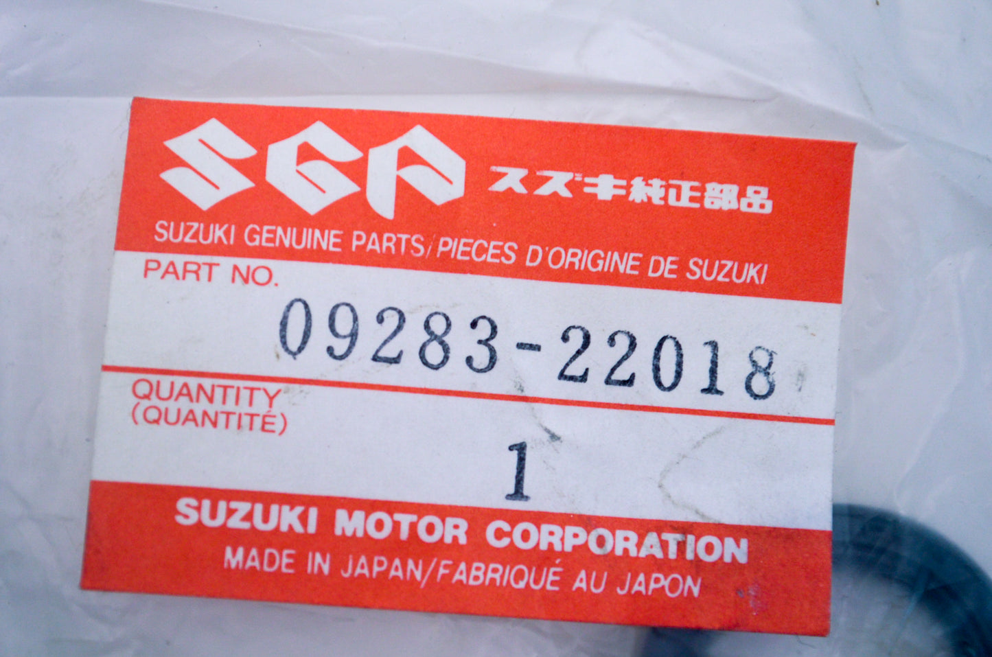 OEM Suzuki 09283-22018 Oil Seal NOS