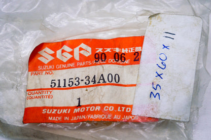 OEM Suzuki 51153-34A00 Oil Seal NOS