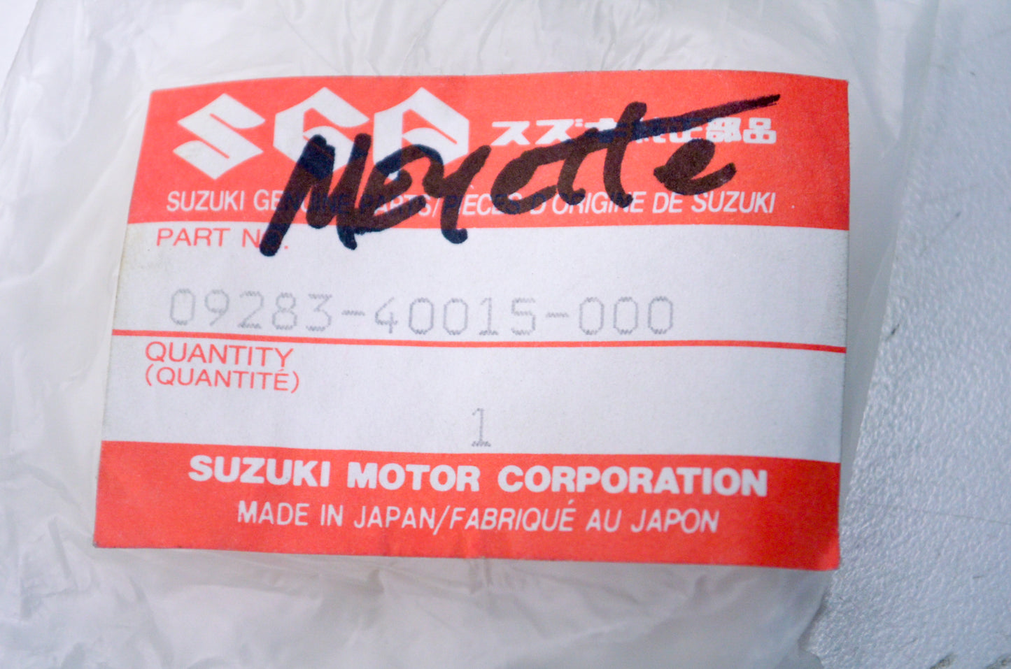 OEM Suzuki 09283-40015 Oil Seal NOS