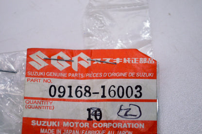 OEM Suzuki 09168-16003 Gasket NOS