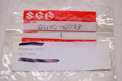 OEM Suzuki 09140-10043 Nut NOS