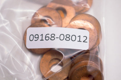 OEM Suzuki 09168-08012 Copper Crush Gasket QTY 2 NOS