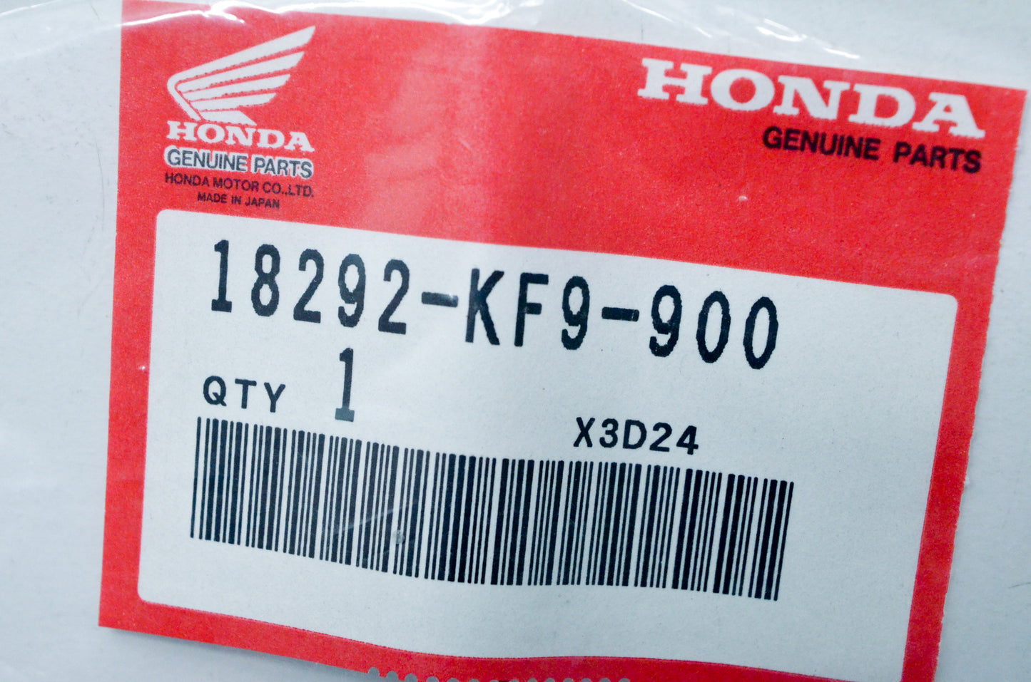 OEM Honda 18292-KF9-900 Protector Gasket NOS