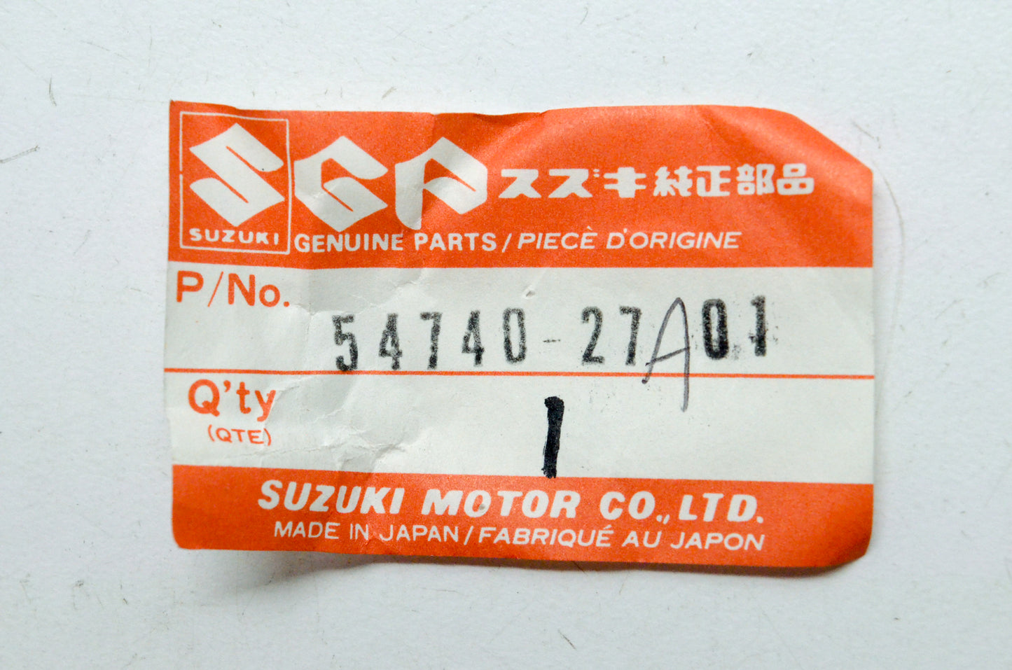 OEM Suzuki 54740-27A01 Front Wheel Bearing Spacer NOS