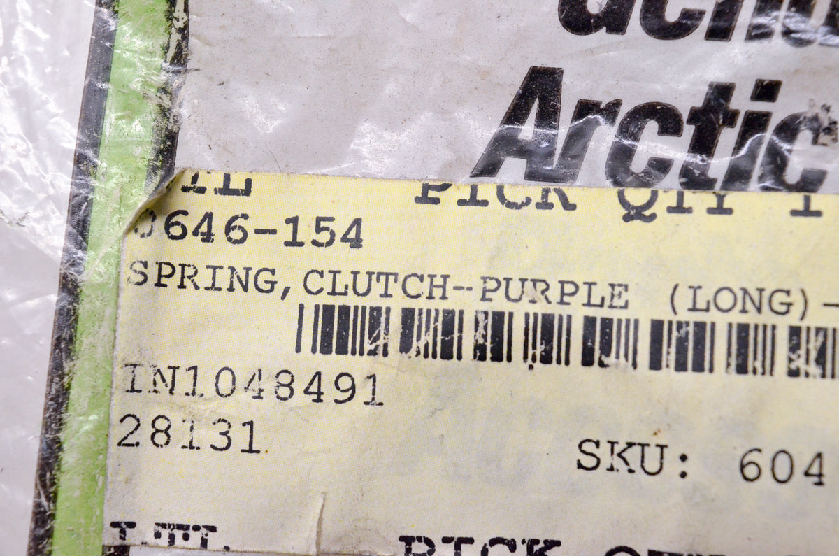 OEM Arctic Cat 0646-154 Purple Clutch Spring NOS
