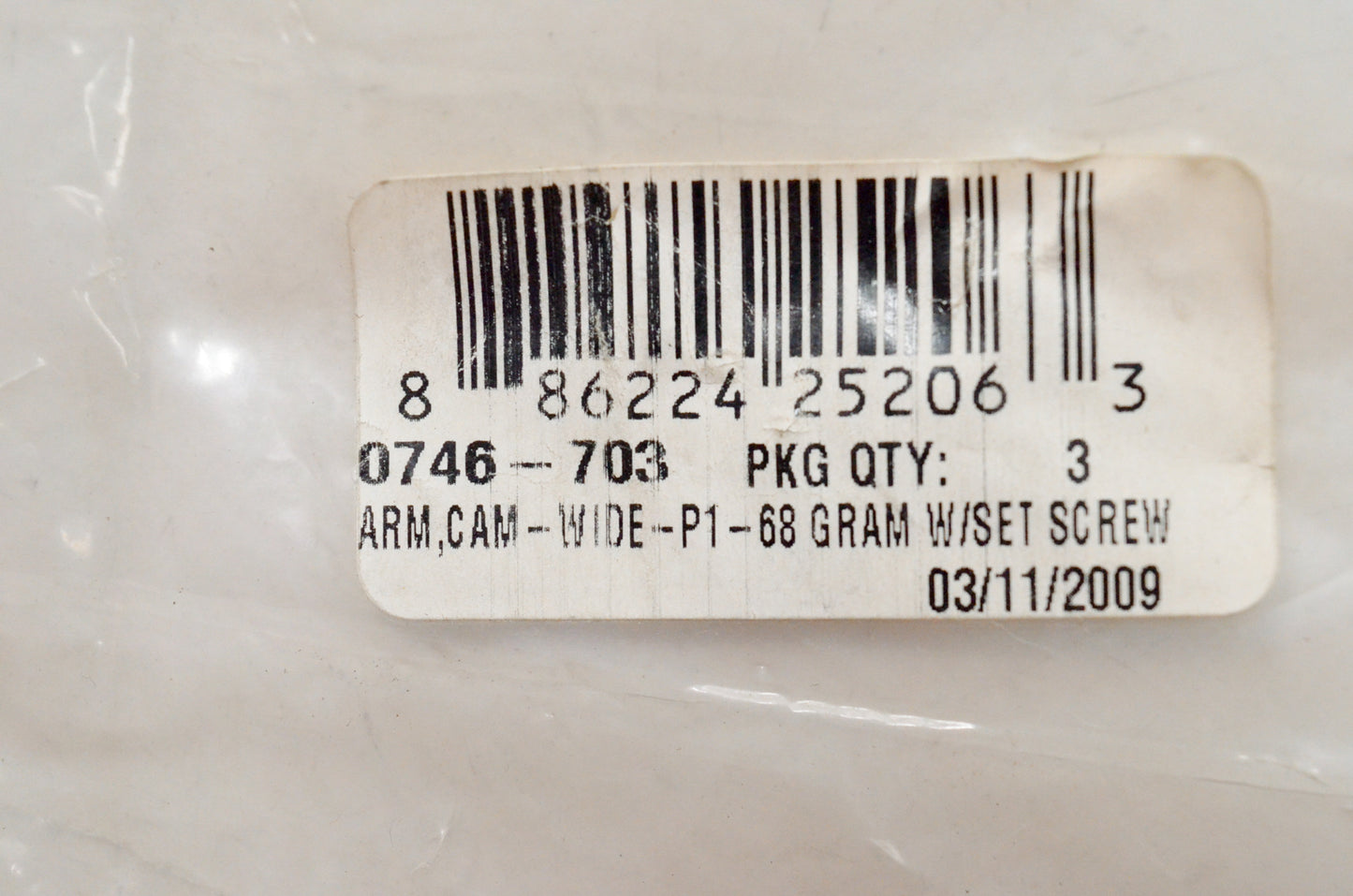 OEM Arctic Cat 0746-703 68g Cam Arm w/ Screw Set QTY 3 QTY 3 NOS