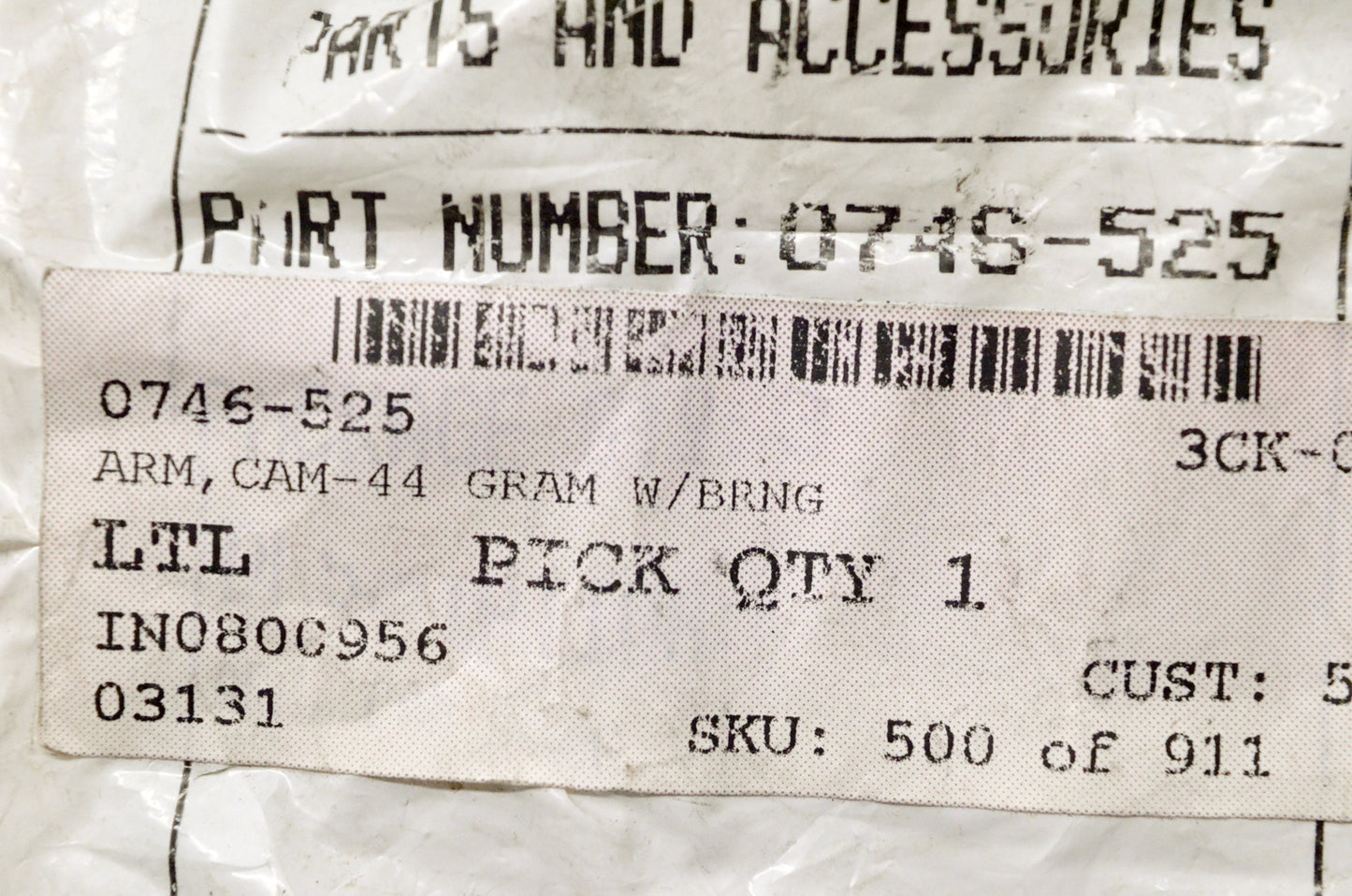 OEM Arctic Cat 0746-525 44 gram Cam Arm w/ Bearing QTY 3 NOS