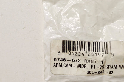 OEM Arctic Cat 0746-672 Wide Cam Arm w/ Screw Set 75 Gram NOS