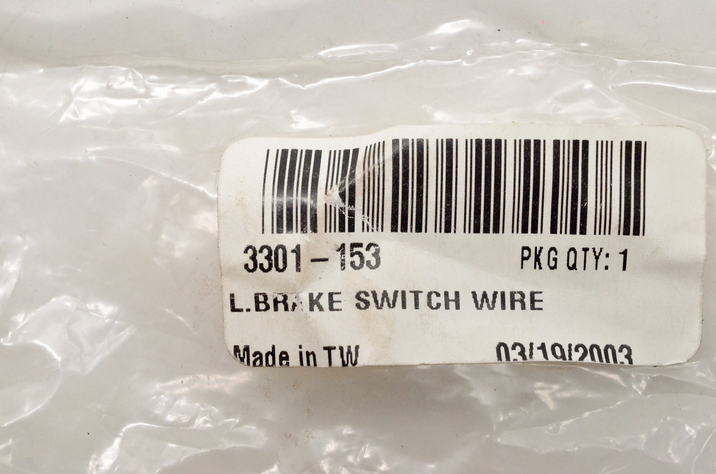 OEM Arctic Cat 3301-153 Left Brake Switch Wire NOS