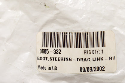 OEM Arctic Cat 0605-332 Right Hand Drag Link Steering Boot NOS