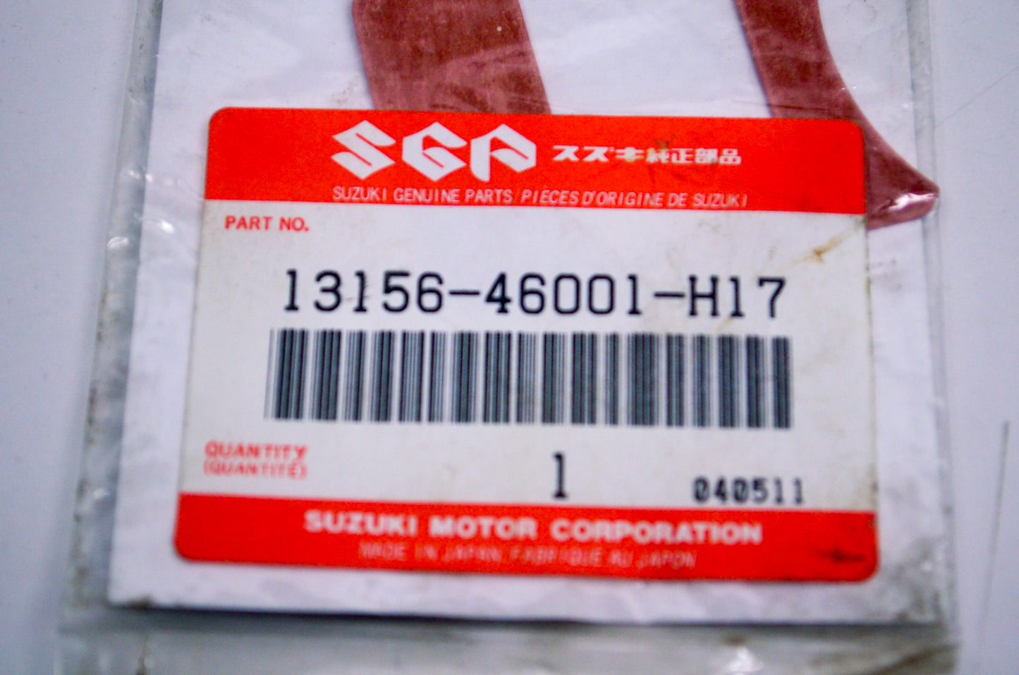 OEM Suzuki 13156-46001-H17 Reed Valve Gasket NOS