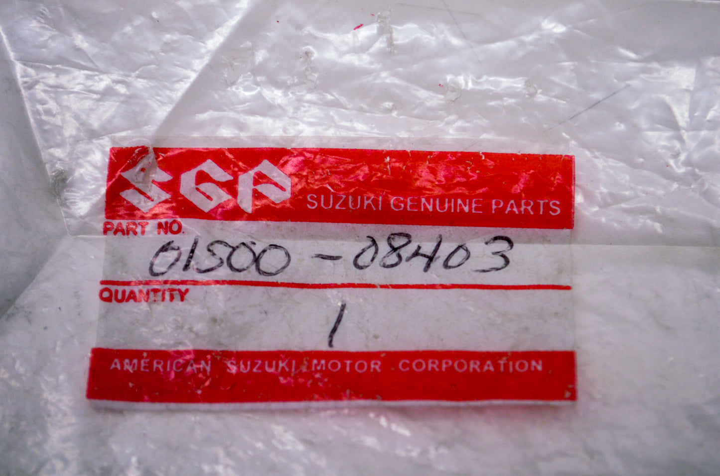 OEM Suzuki 01500-08403 Suspension Bolt NOS