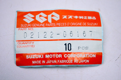 OEM Suzuki 02122-06167 Screw 6x16 NOS