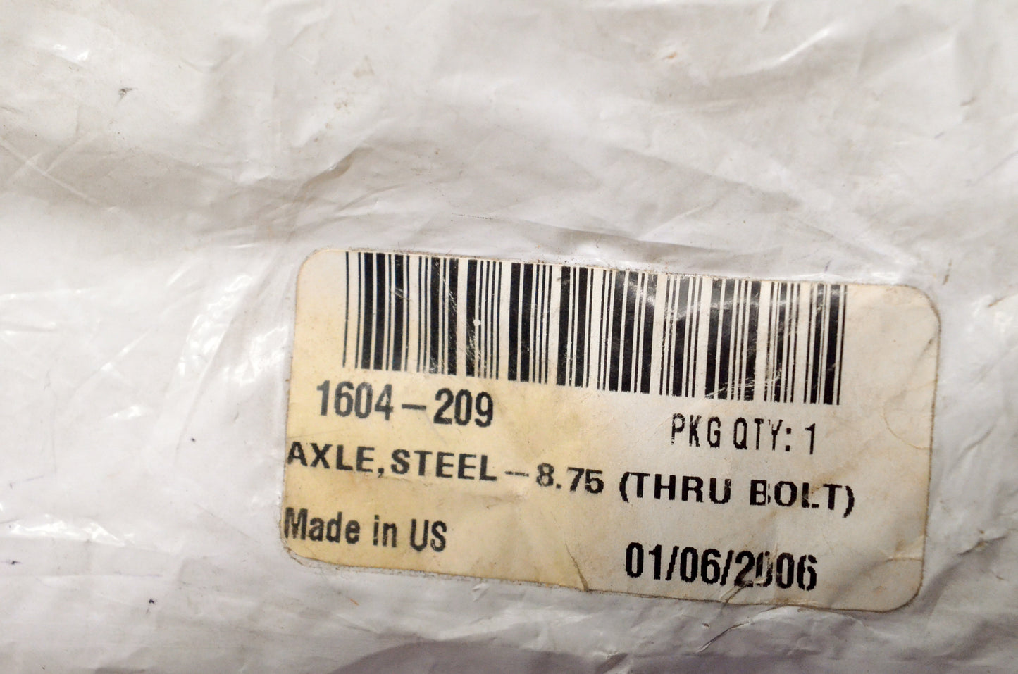 OEM Arctic Cat 1604-209 Steel Thru Bolt Axle 8.75 NOS