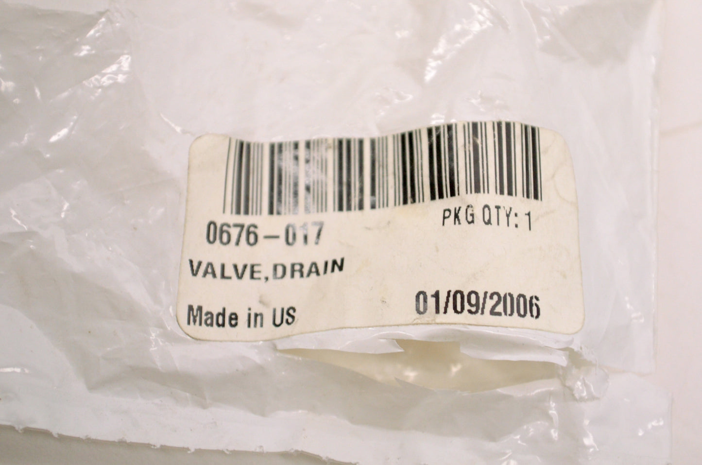 New OEM Arctic Cat 0676-017 Drain Valve NOS