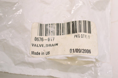 New OEM Arctic Cat 0676-017 Drain Valve NOS