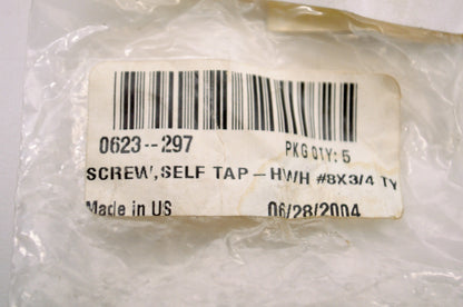 OEM Arctic Cat 0623-297 Self Tapping Screw 8x3 QTY 2 NOS