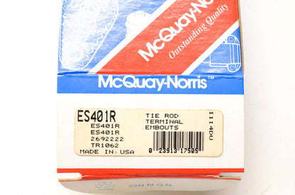 McQuay-Norris ES401R, 2692222, TR1062 Tie Rod Kit NOS