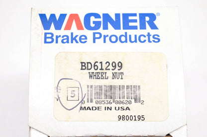 Wagner BD61299 Wheel Lug Nuts Qty 5 NOS