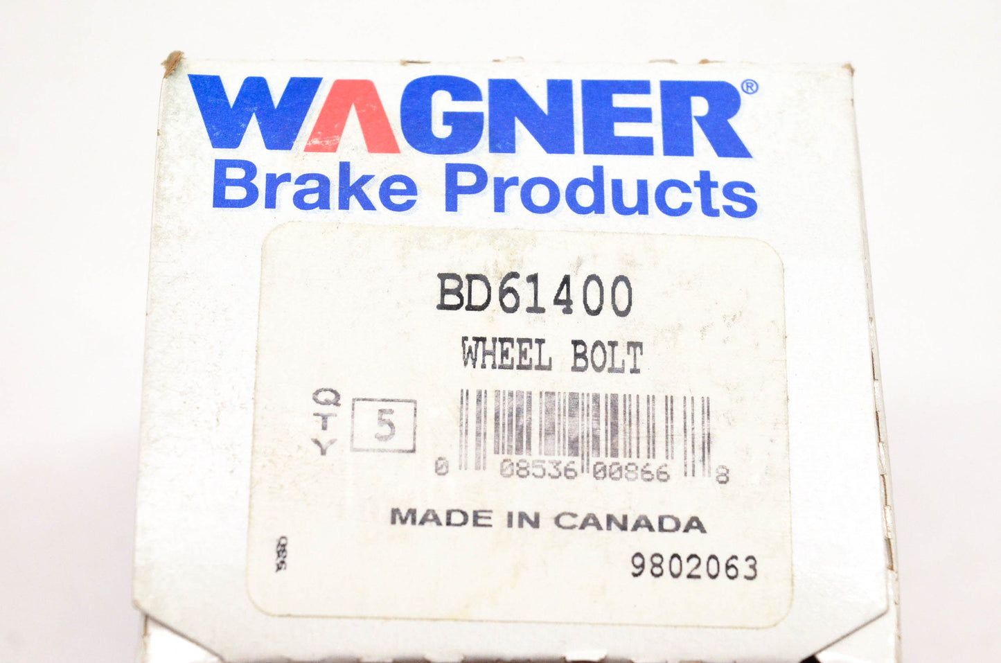 Wagner BD61400 Silver Wheel Lug Studs Qty 5 NOS