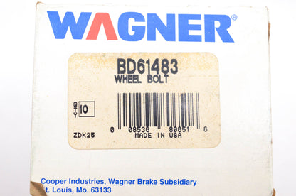 Wagner BD61483 Wheel Lug Studs Qty 10 NOS