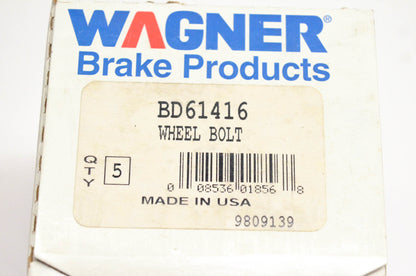 Wagner BD61416 Wheel Lug Studs Qty 5 NOS
