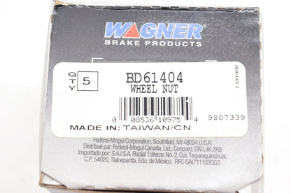 Wagner BD61404 Wheel Lug Nuts Qty 5 NOS