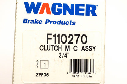 Wagner F110270 Clutch Master Cylinder Assembly NOS