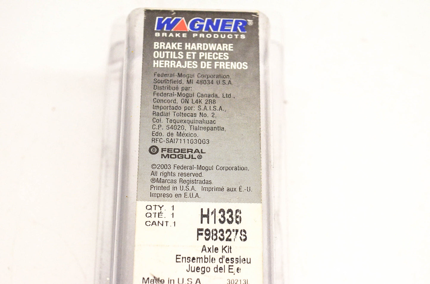 Wagner H1336, F98327S Parking Brake Strut Springs Qty 4 NOS