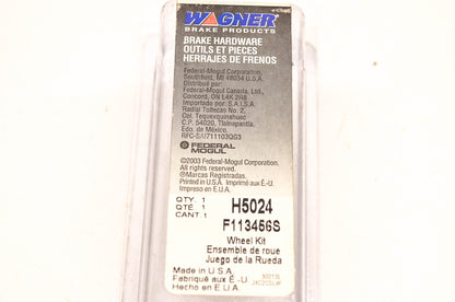 Wagner H5024, F113456S Disc Brake Caliper Pins Qty 2 NOS
