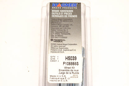 Wagner H5039, F105855S Disc Brake Caliper Pins Qty 2 NOS