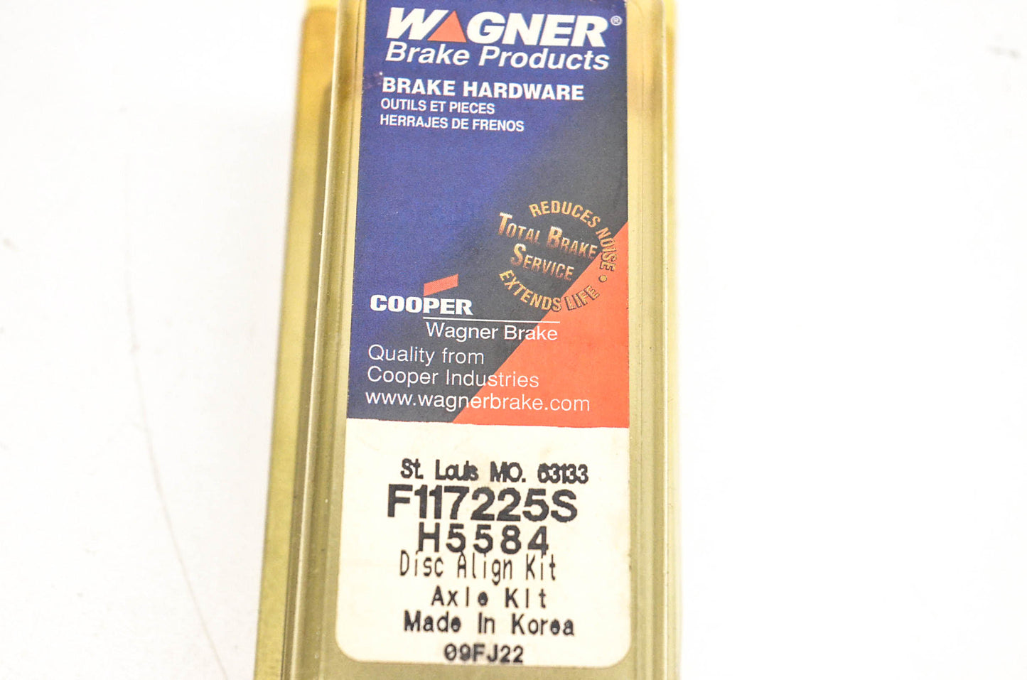 Wagner H5584, F117225S Disc Brake Hardware Kit NOS