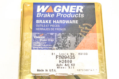 Wagner H2600, F110943S Drum Brake Adjusting Spring Kit NOS