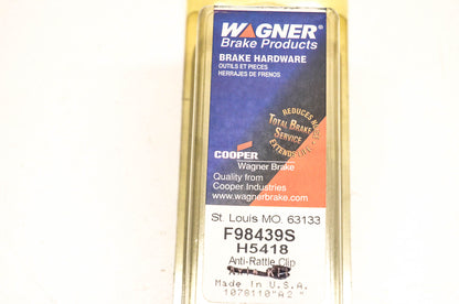 Wagner H5418, F98439S Anti Rattle Clips Qty 2 NOS