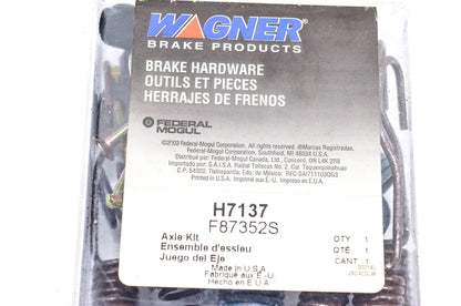 Wagner H7137, F87352S Drum Brake Hardware Kit NOS