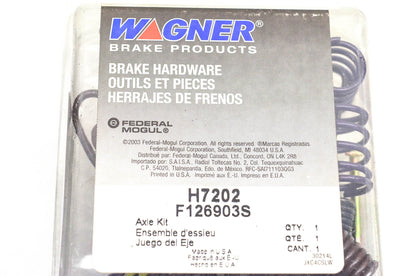 Wagner H7202, F126903S Drum Brake Hardware Kit NOS