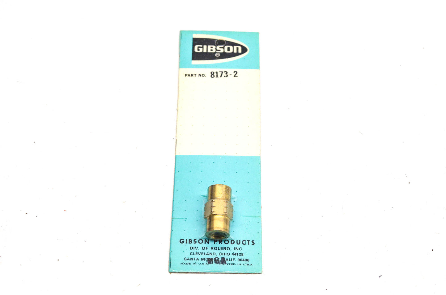 Gibson 8173-2 Brake Line Adapter NOS