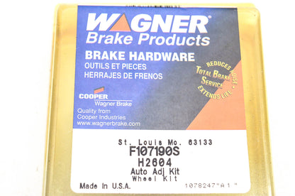 Wagner F107190S, H2604 Drum Brake Hardware Kit NOS