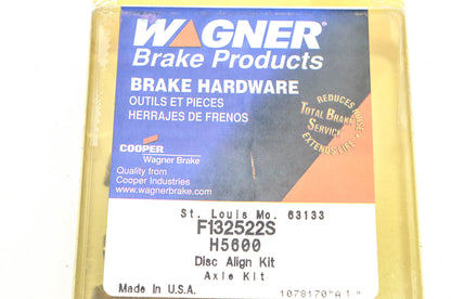 Wagner F132522S, H5600 Disc Brake Align Kit NOS