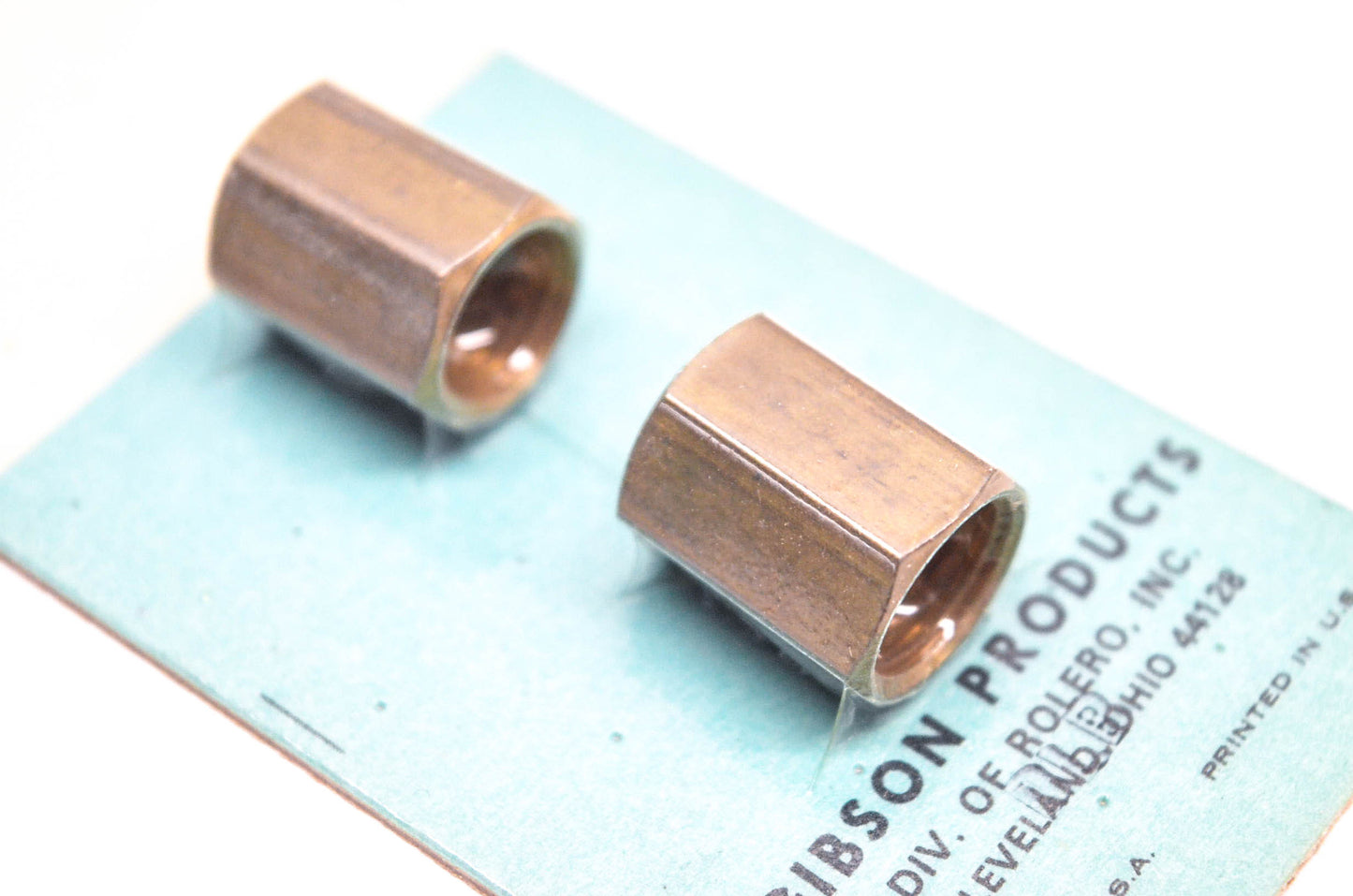 Gibson 8008-2 Brake Line Adapters Qty 2 NOS
