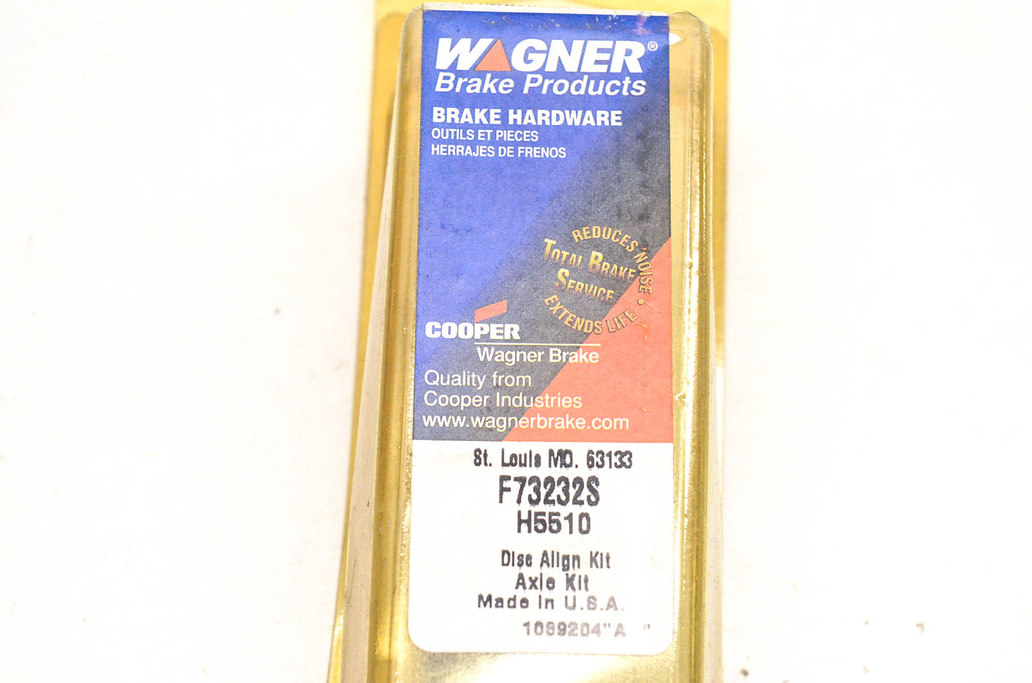 Wagner F73232S, H5510 Disc Brake Align Kit NOS